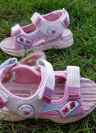 Відкриті босоніжки з шкіряною устілкою і супінатором р.28, 29, 30