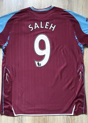 Чоловіча вінтажна футбольна джерсі umbro west ham united #15 saleh2 фото