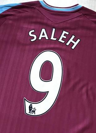 Чоловіча вінтажна футбольна джерсі umbro west ham united #15 saleh6 фото