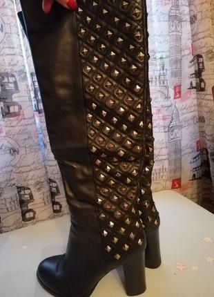 Чоботи шкіряні на флісі