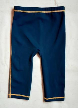 Темно сині штанці upf 40+ для моря басейну m&s англія на 9-12 міс