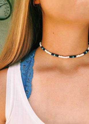 Чокер з бісеру