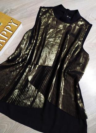 Елегантна чорна блузка плісе principles.