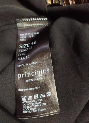 Елегантна чорна блузка плиссе principles.8 фото