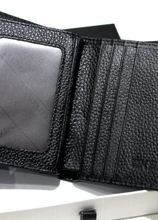 Кожаный тонкий портмоне кошелек dker натуральная кожа6 фото