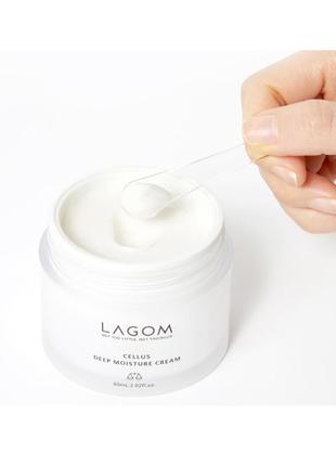 Крем зволожуючий lagom cellus deep moisture cream 60 мл3 фото