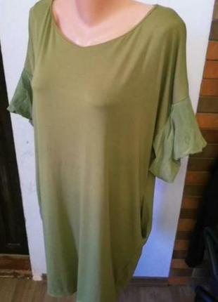 Платье миди свободного кроя , бвтал, большой размер