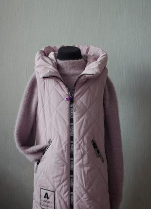 Дуже круте фірмове пальто з відстібними рукавами на дівчинку4 фото