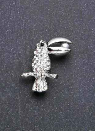 Брошка птах тукан