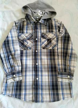 Стильная и крутая рубашка на мальчика topolino размер 1221 фото