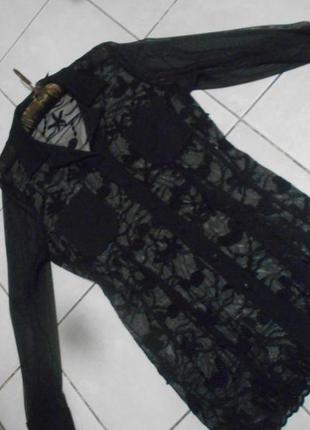 #эксклюзив#faust# paris#винтажная роскошная блуза #платье-рубашка #2 фото