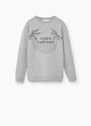 Свитшот sweatshirts  mango на 9-10 лет