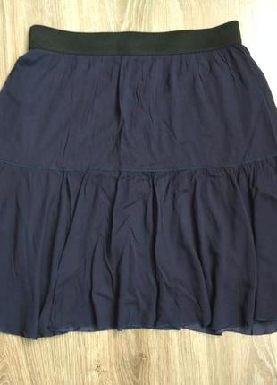 Легкая юбка из шелка и вискозы5 фото
