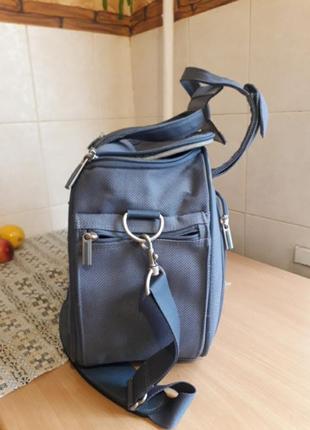Брендовая добротная сумка дорожная спортивная чемодан samsonite3 фото