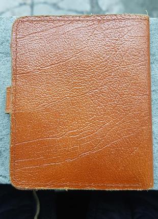 Вінтажний гаманець із щільної шкіри англія7 фото