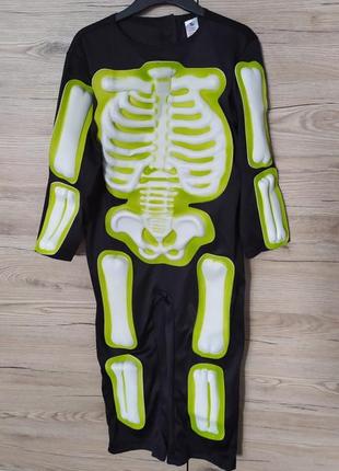 Детский костюм скелета на 3-4 года на хеллоуин1 фото