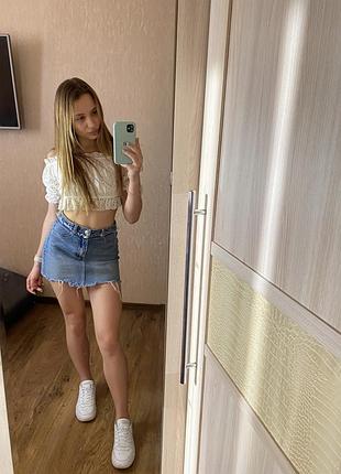 Джинсовая юбка😍