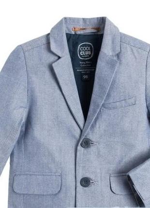 Красивый пиджак на мальчика 7-8 лет cool club