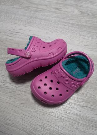 Детские шлепанцы, сабо crocs1 фото