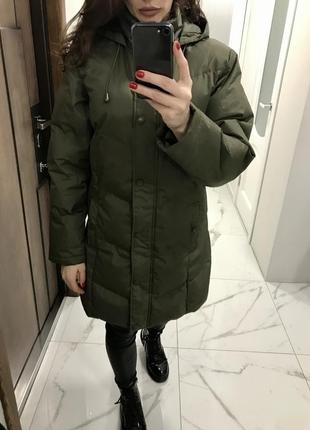 Новая зеленая курточка,теплая курточка1 фото