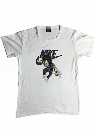 Винтажная хлопковая футболка nike vintage dragon ball vegeta