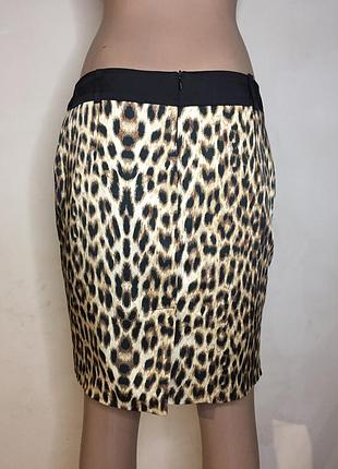 Леопардова спідниця-олівець 3