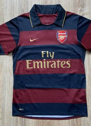 Мужская коллекционная поло футболка fc arsenal 2007 away football soccer jersey fabregas 4