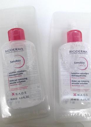 Bioderma sensibio h2o мицеллярная вода для чувствительной кожи2 фото