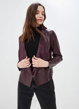 Куртка кожаная dorothy perkins женская легкая, размер s1 фото
