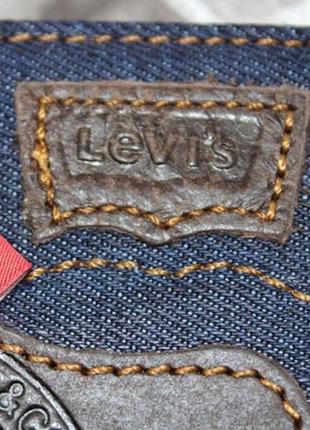 Чоловіче шкіряне портмоне гаманець levi's5 фото
