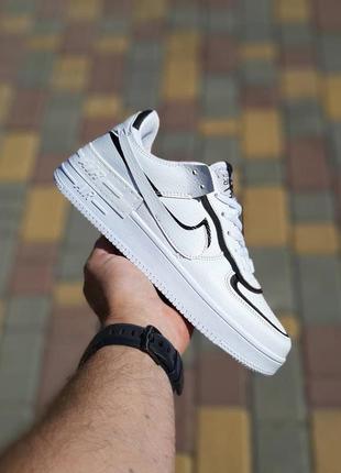 Жіночі легкі популярні шкіряні кросівки nike air force 1 shadow🆕найк аір форс🆕