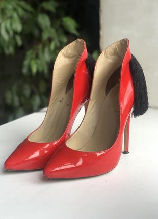 Красные лаковые туфли sexy fairy2 фото