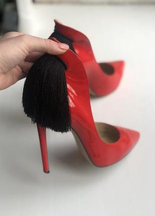 Красные лаковые туфли sexy fairy8 фото