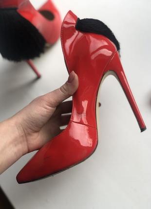 Красные лаковые туфли sexy fairy7 фото