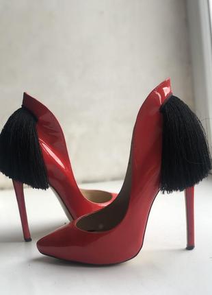 Красные лаковые туфли sexy fairy5 фото