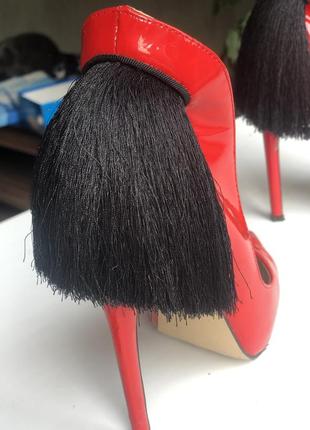 Красные лаковые туфли sexy fairy6 фото
