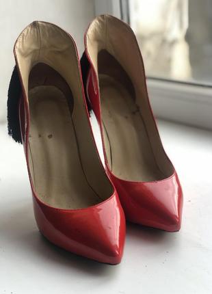 Красные лаковые туфли sexy fairy9 фото