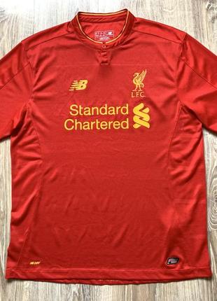 Чоловіча футболка форма new balance fc liverpool 2016 2017 home football shirt