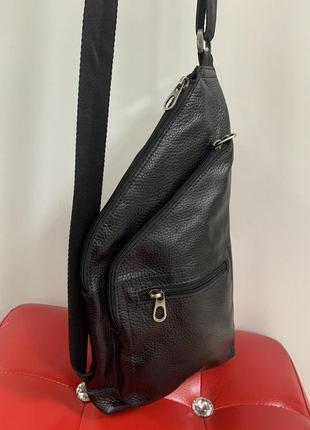 Кожаная сумка мужская сумка сумочка барсетка бананка🔥1 фото