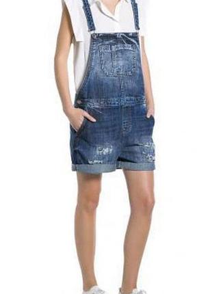 Mango jeans джинсовый комбинезон от манго