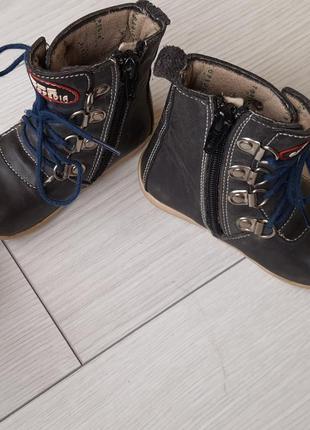 Кожаные демисезонные ботинки сапоги ortopedia 20 размер3 фото