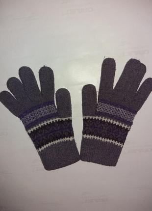 Красиві теплі рукавички2 фото