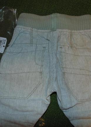Класні літні джинси-штанги-трансформери next. 4 г, 104 см. нові.6 фото