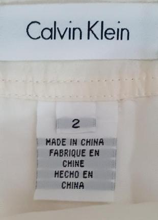 Тренд!!! шикарная  юбка- натуральный шелк    "calvin klein"     38 разм4 фото