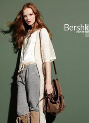 Шифоновая белая укороченная блузка bershka, размер м-l5 фото