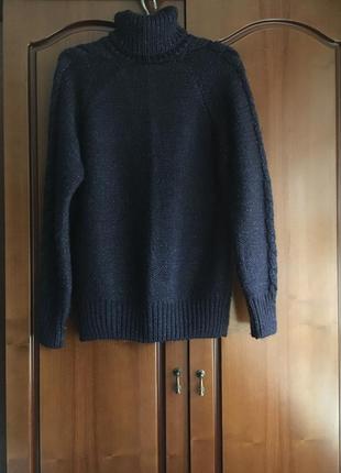 Вовняний светр з високою горловиною george2 фото