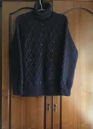 Вовняний светр з високою горловиною george5 фото
