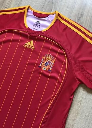 Чоловіча футбольна майка джерсі adidas spain 2006 2008 home football shirt3 фото