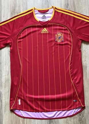 Мужская футбольная майка джерси adidas spain 2006 2008 home football shirt