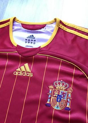 Чоловіча футбольна майка джерсі adidas spain 2006 2008 home football shirt4 фото